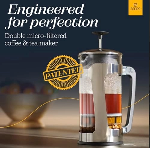 P5 - Double Micro-Filter Glass Carafe