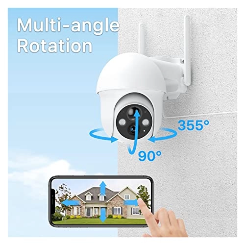 Outdoor Solar Security Camera 2K