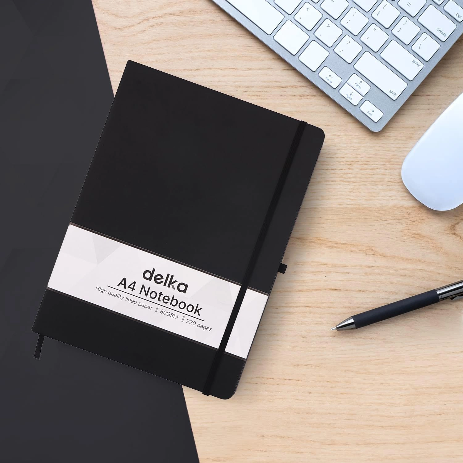 A4 Notebook A4 Hardcover - Lined 80 Sheets