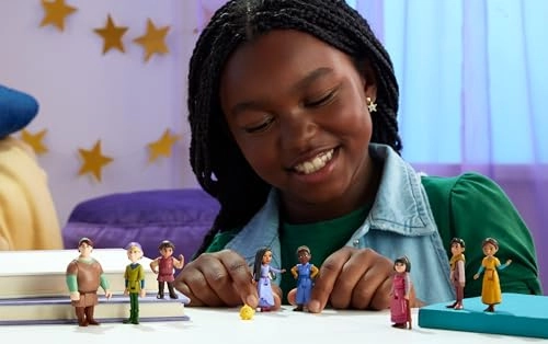 Disney s Wish The Teens Mini Doll Set - 8 Posable Dolls Star Figure Ages 3+
