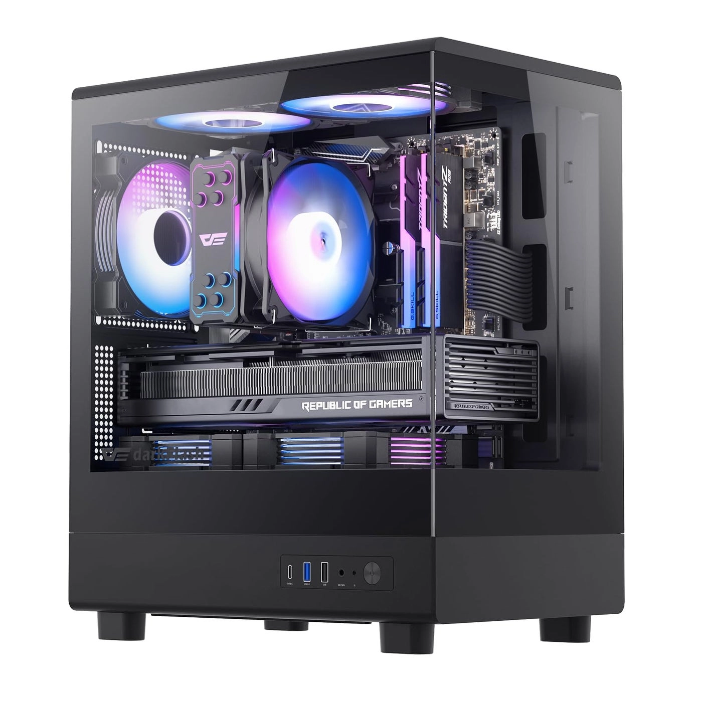 DB330M - Tempered Glass Side Panel Mid Tower