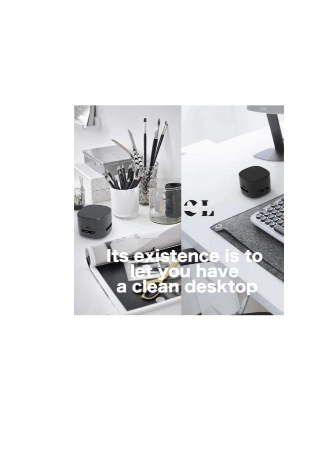 Mini Desktop Vacuum Cleaner - 200 ml 500Pa 360° Rotatable