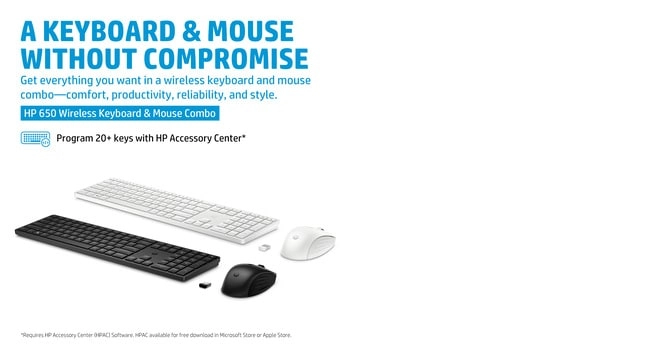 650 Wireless Keyboard And Mouse Combo - AR/EN Wireless