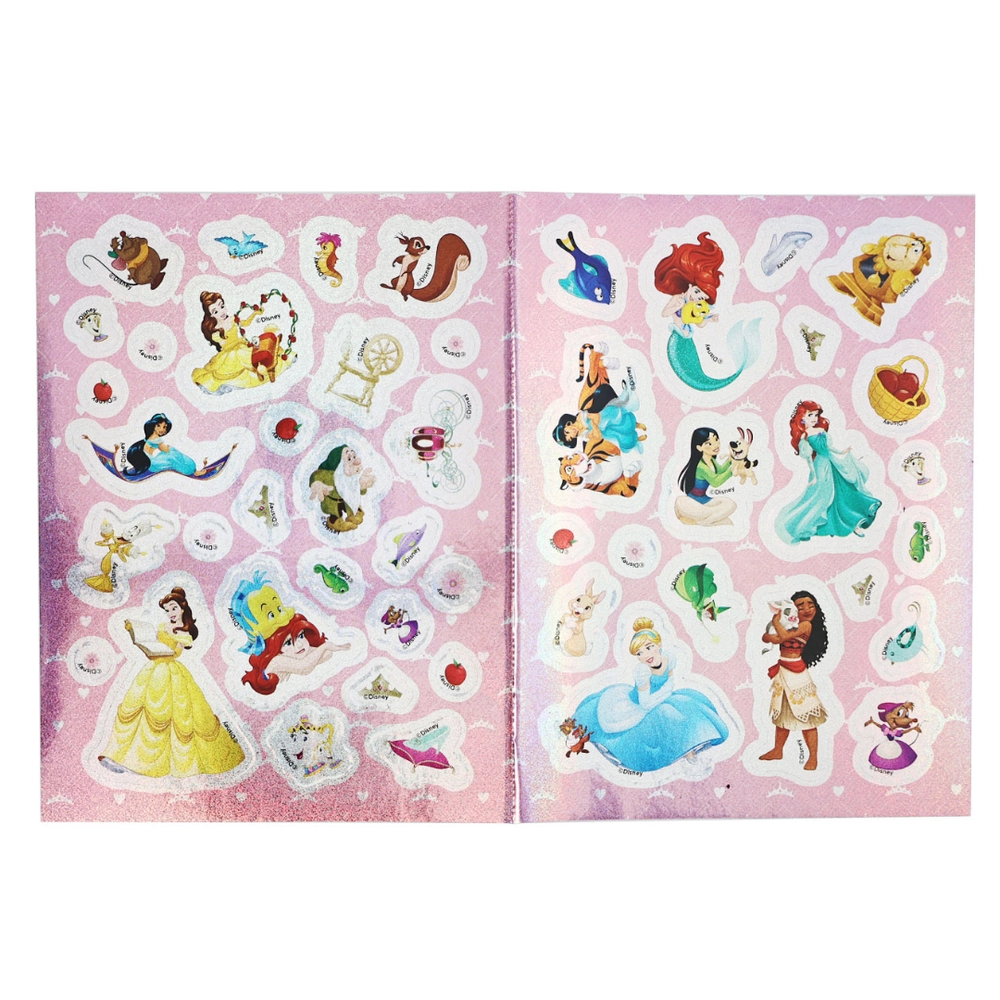 Princess Play Pack Grab & Go Kit - 24-page coloring book 8 crayons resealable pouch Ages 3+