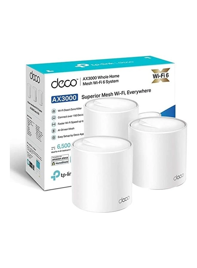 Deco X50 - Wi-Fi 6 (802.11ax) 3-pack