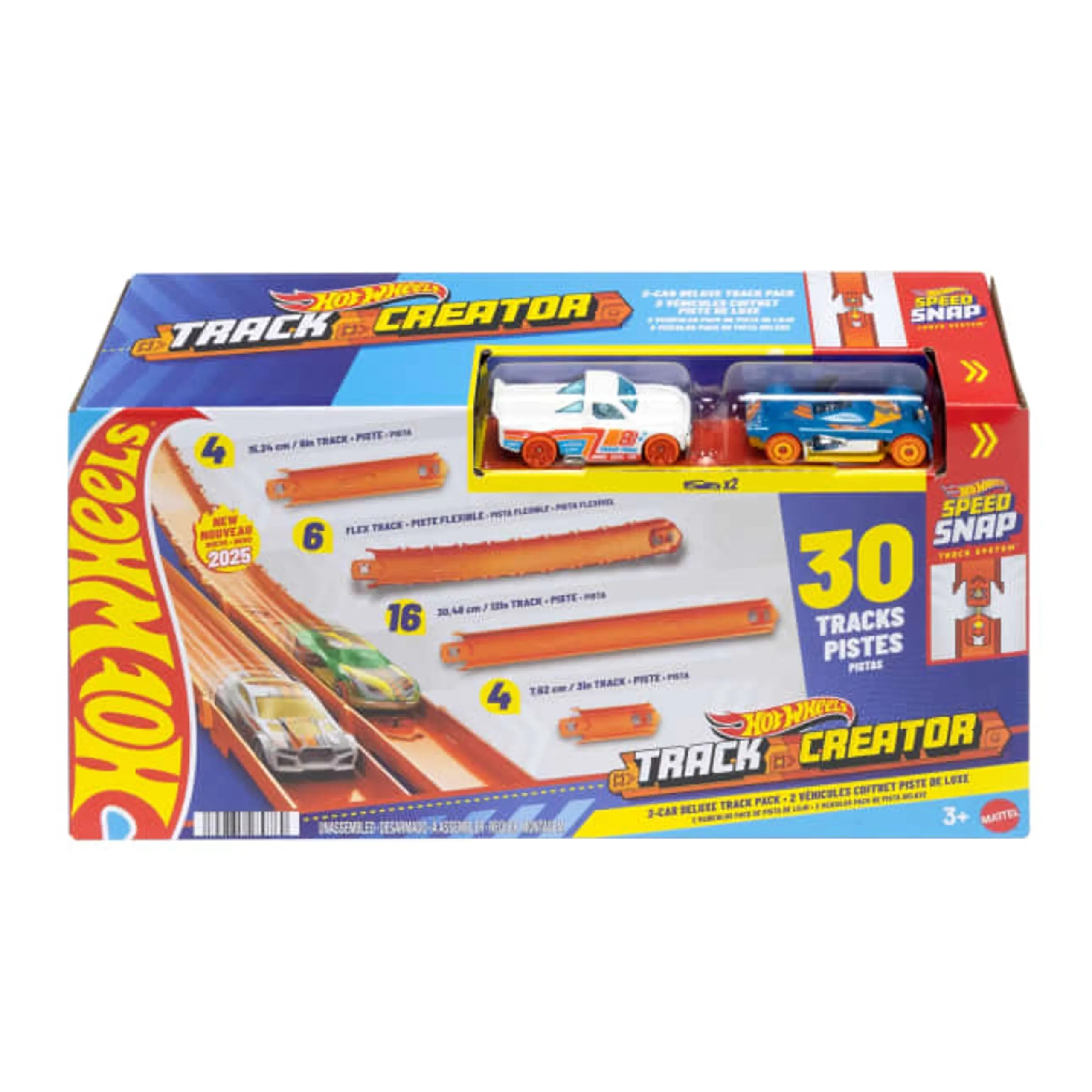 Track Creator Super Track Pack - 2 Die-Cast Car