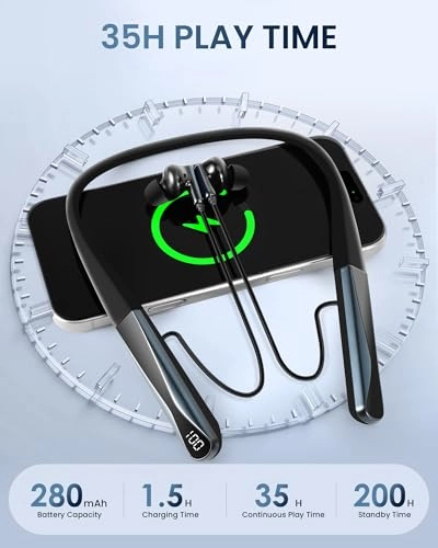 Neckband Headphones Wireless Earbud