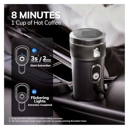 Portable Coffee Maker - 100 Milliliters القهوة المطحونة