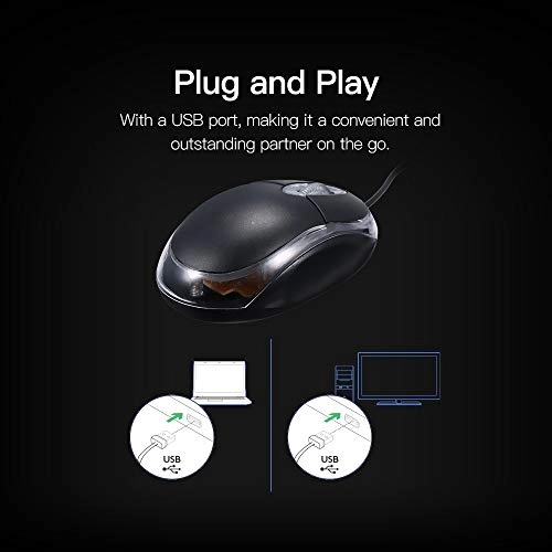 CM-818 Wired Optical Mouse - USB