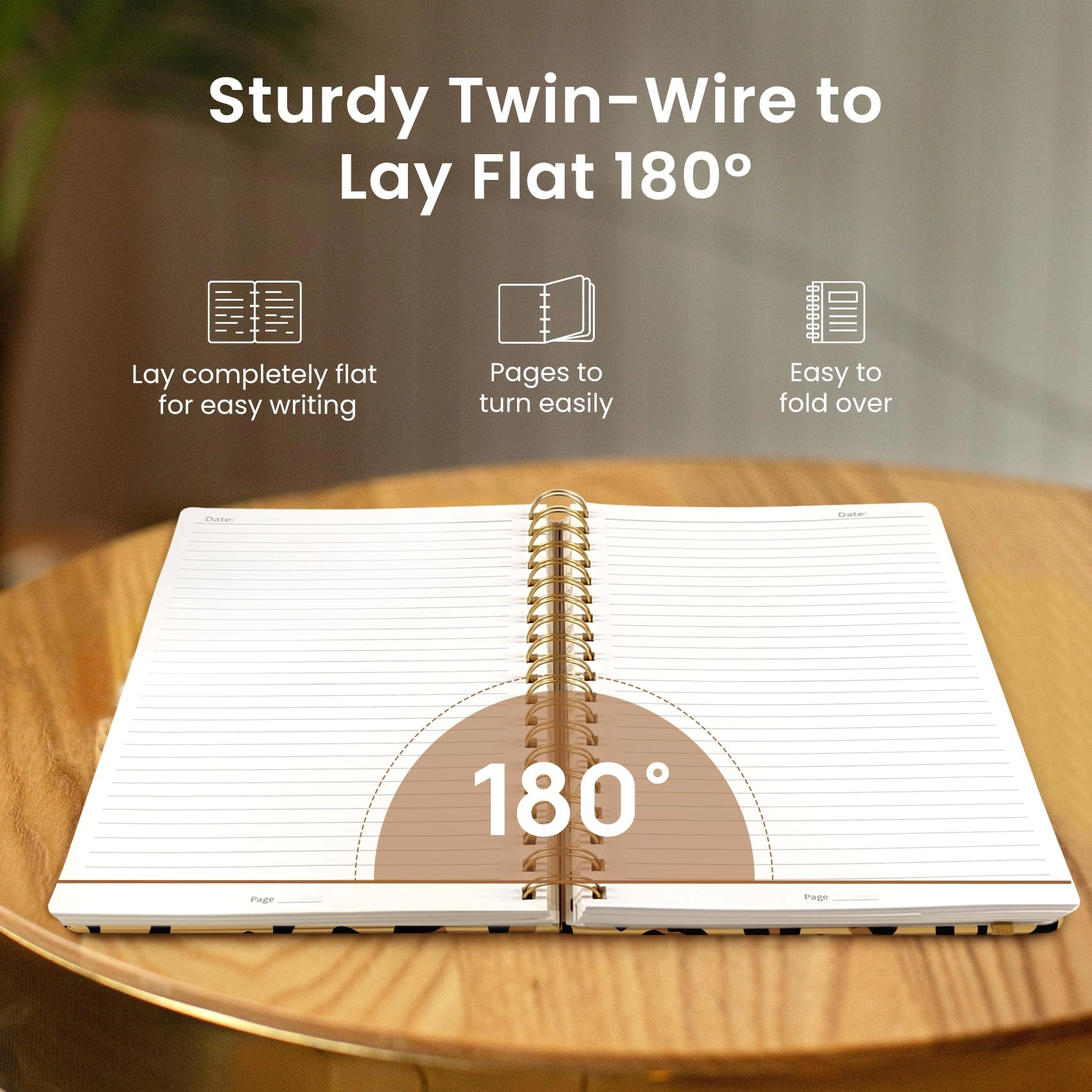 Spiral Notebook B5 Spiral - Lined 300 Pages