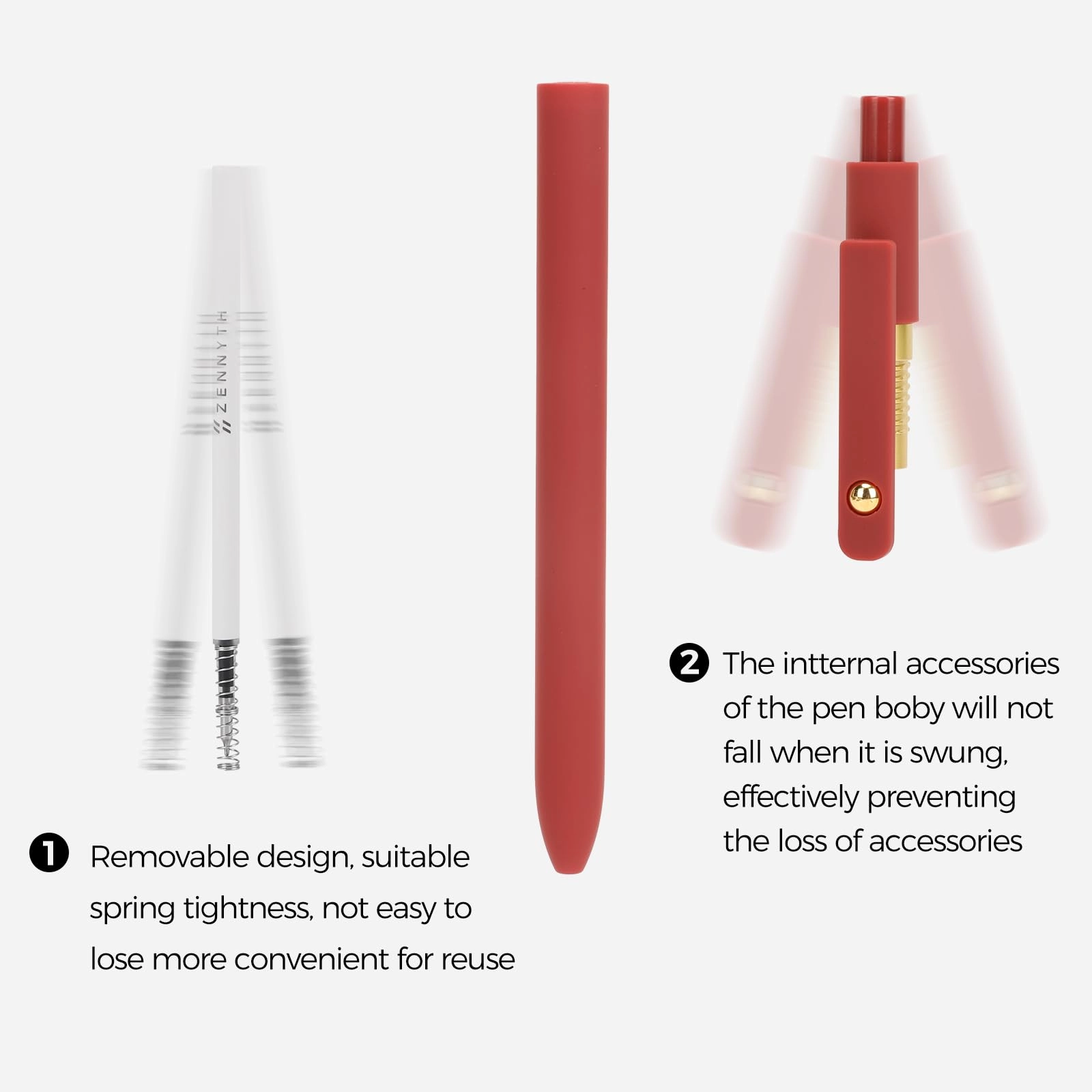 Gel Pens - 6 Pcs 0.5mm