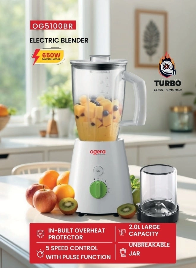 OG5100BR - 5-Speed Control Pulse & Turbo Function Unbreakable Jar