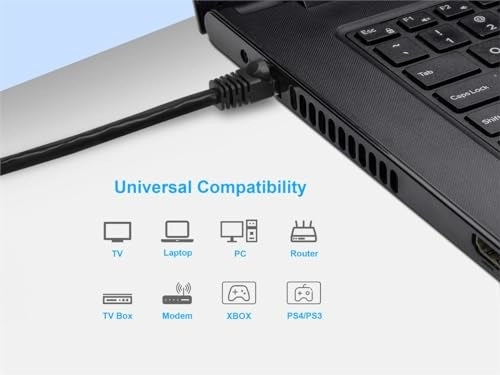 Cat6 PoE Ethernet Patch Cable - 10 Feet