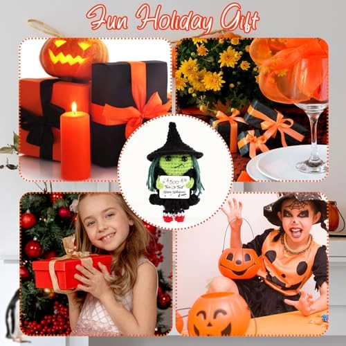 Halloween Crochet Witch - 7.49 x 13 x 4.98 cm 1