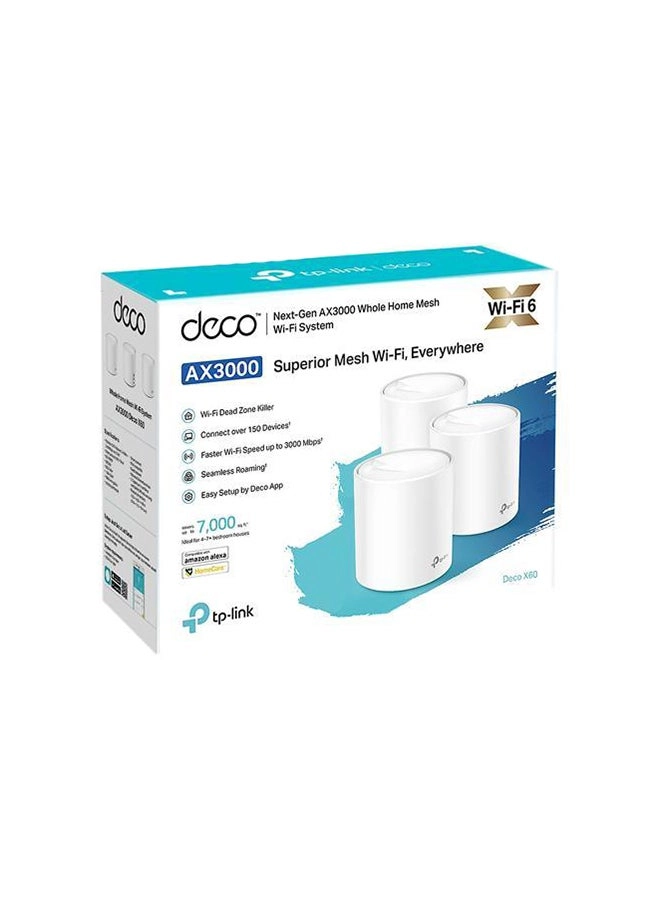 Deco X60 - Wi-Fi 6 3-Pack
