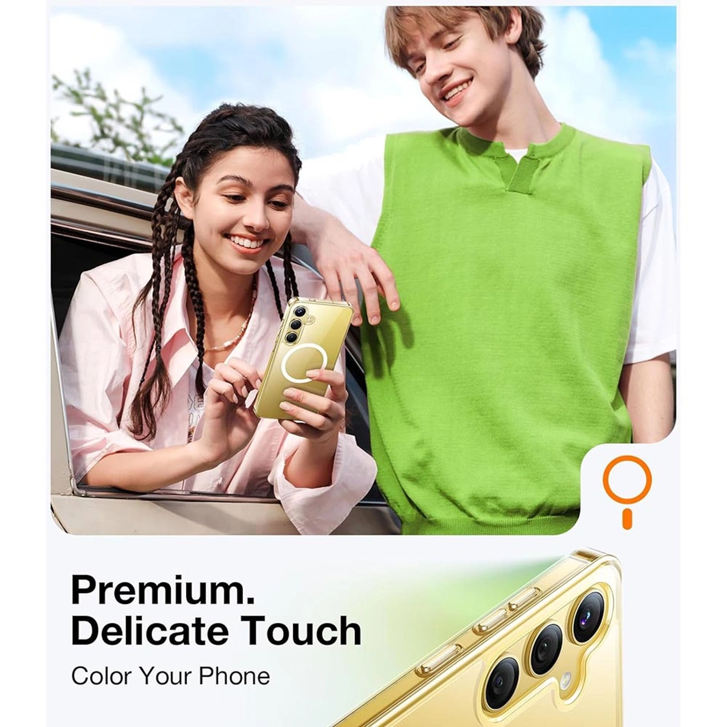 Magnetic Shockproof Case with MagSafe for Galaxy S24+