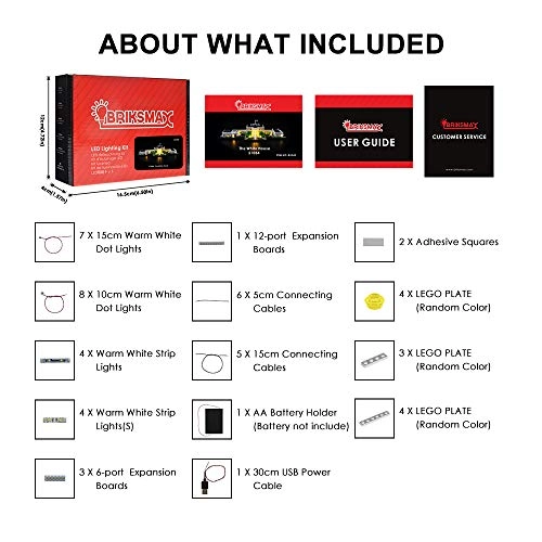 Led Lighting Kit for LEGO The White House 21054