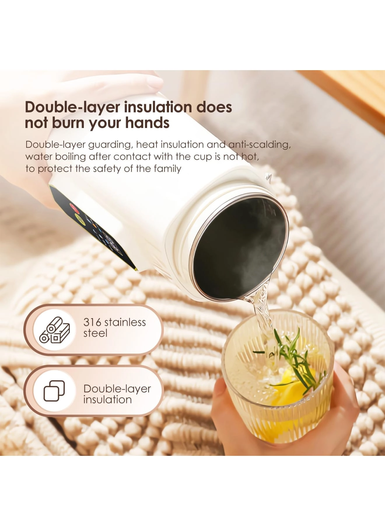 Portable Travel Electric Kettle