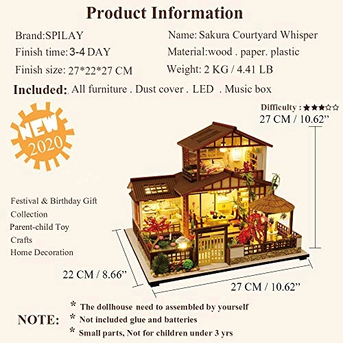 DIY Miniature Dollhouse Kit - 124 scale
