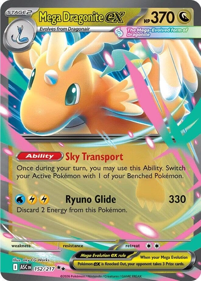 Pokémon Dragonite 152/217