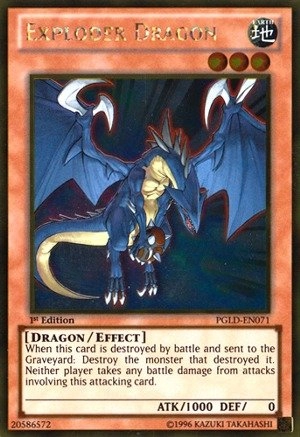 Yu-Gi-Oh! Exploder Dragon PGLD-EN071