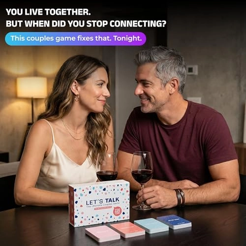 LET'S TALK - 220 Conversation Cards Couples Game