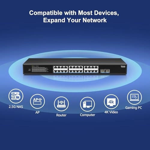 24x2.5G Ethernet+2x 10G SFP 26-Ports