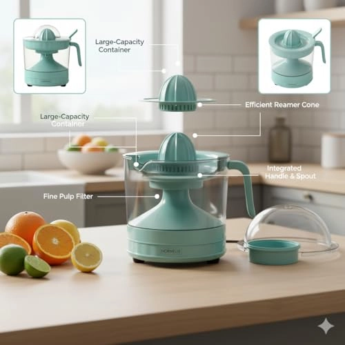 Mini Electric Citrus Juicer - 300W 400ml