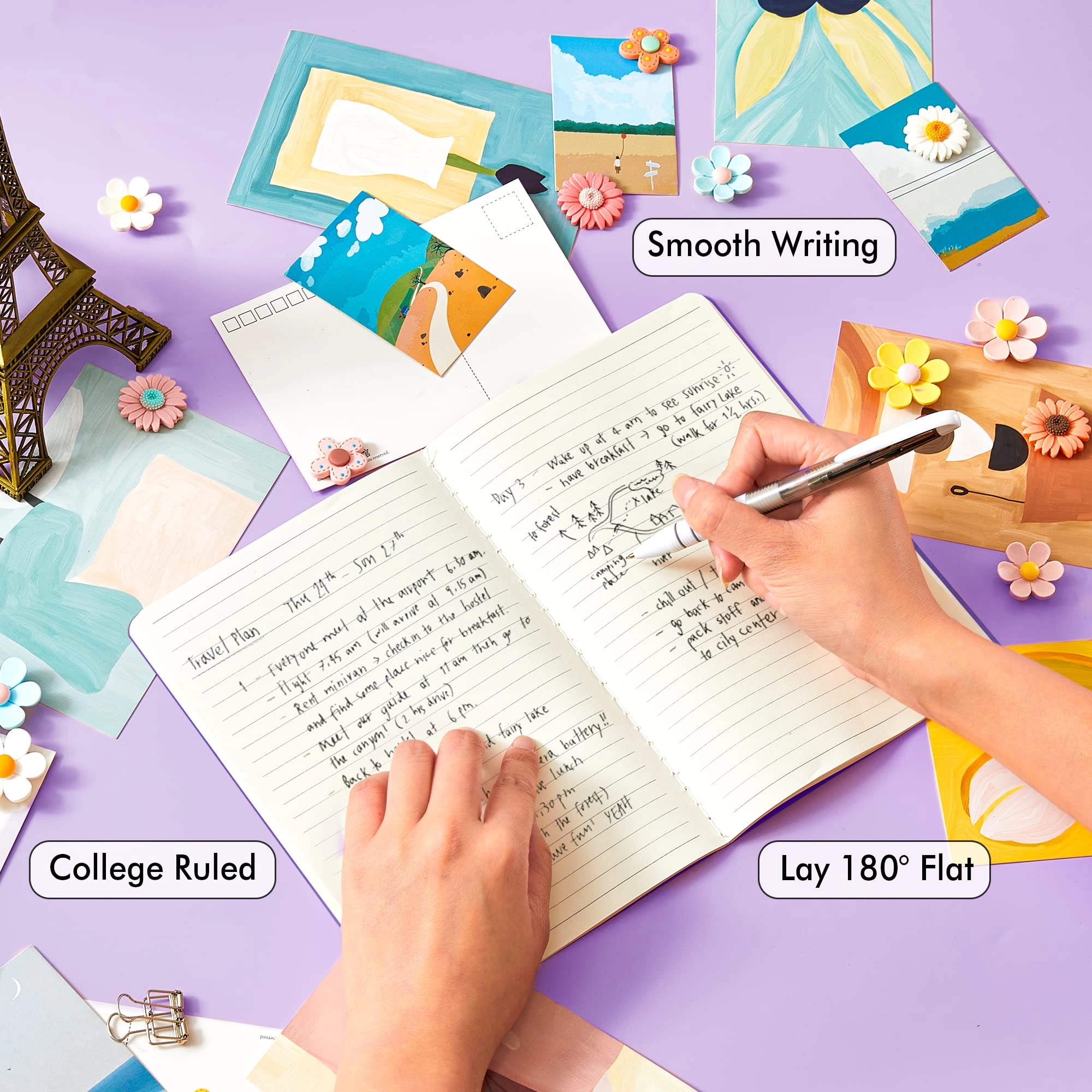 Soft Cover Notebook A5 Softcover - Blank 46 Sheets Pack
