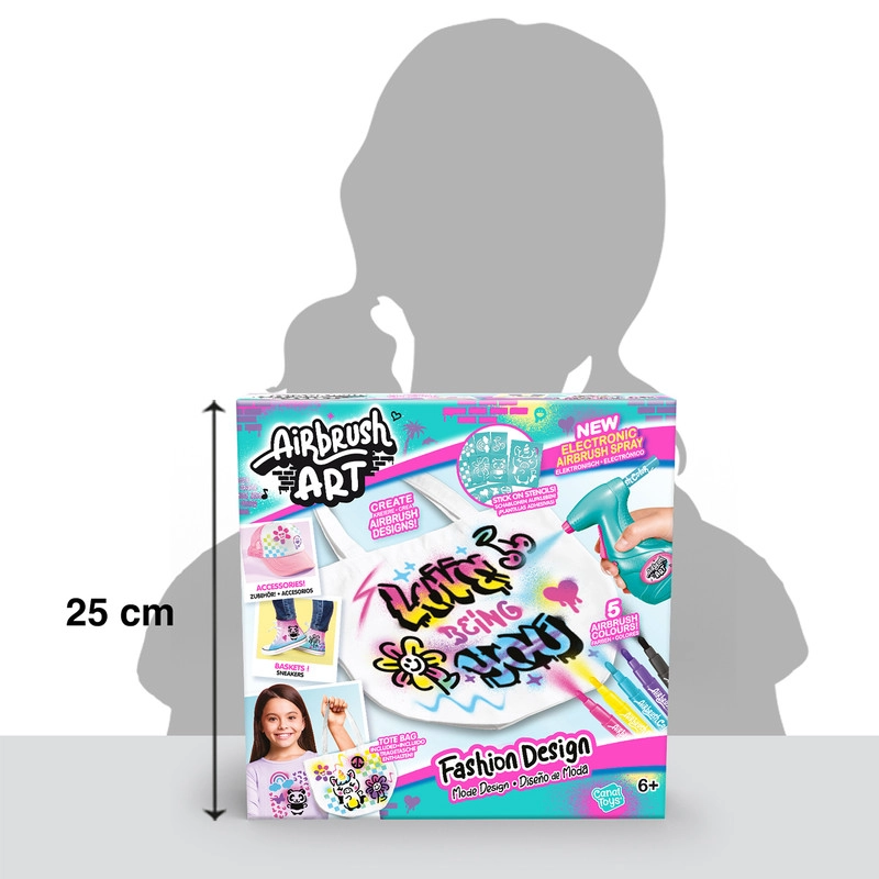 Airbrush Art Fashion Design Kit - 6+ years