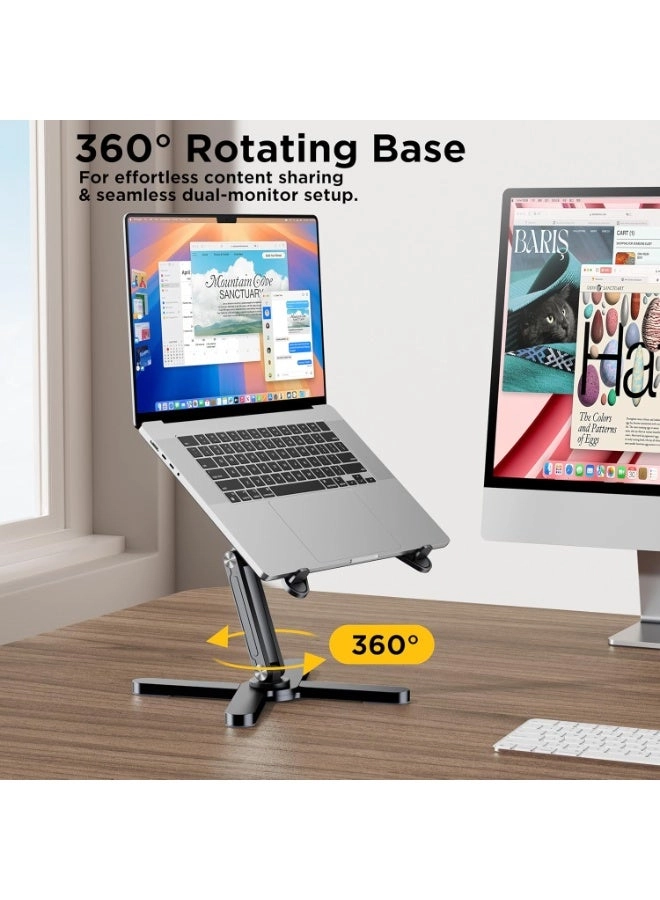 360° Rotating Laptop Stand - up to 16”