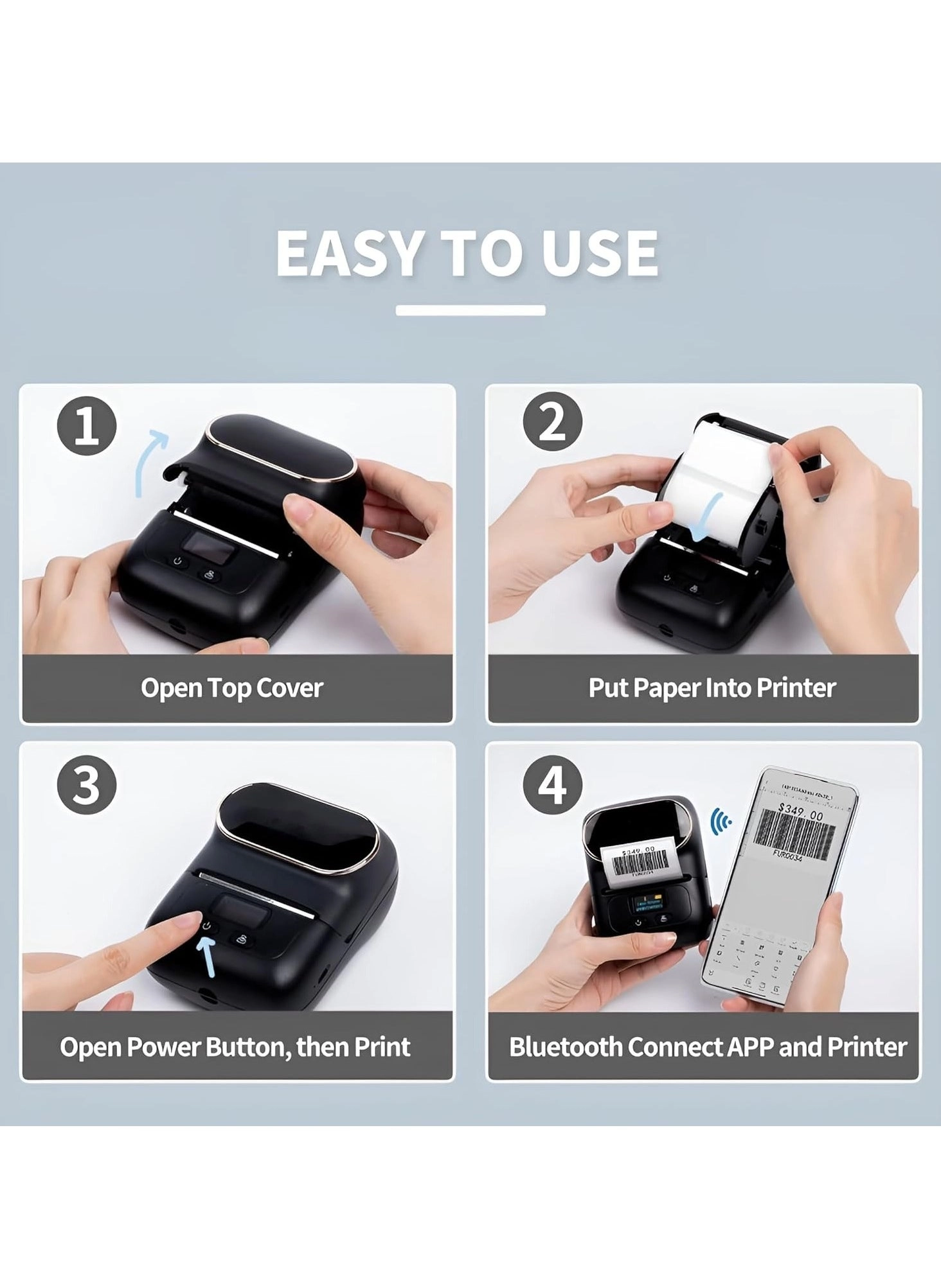 M110 - Mini Portable Thermal Bluetooth