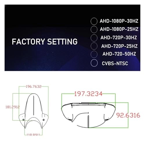 Backup Camera - Night Vision 756 (H) x 504 (V)