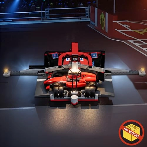 LED Light Set - Copper Line for LEGO F1 Pit Stop & Pit Crew with Ferrari Car 60443