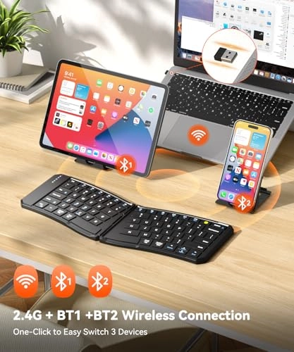 Ergonomic Foldable Keyboard - Wireless
