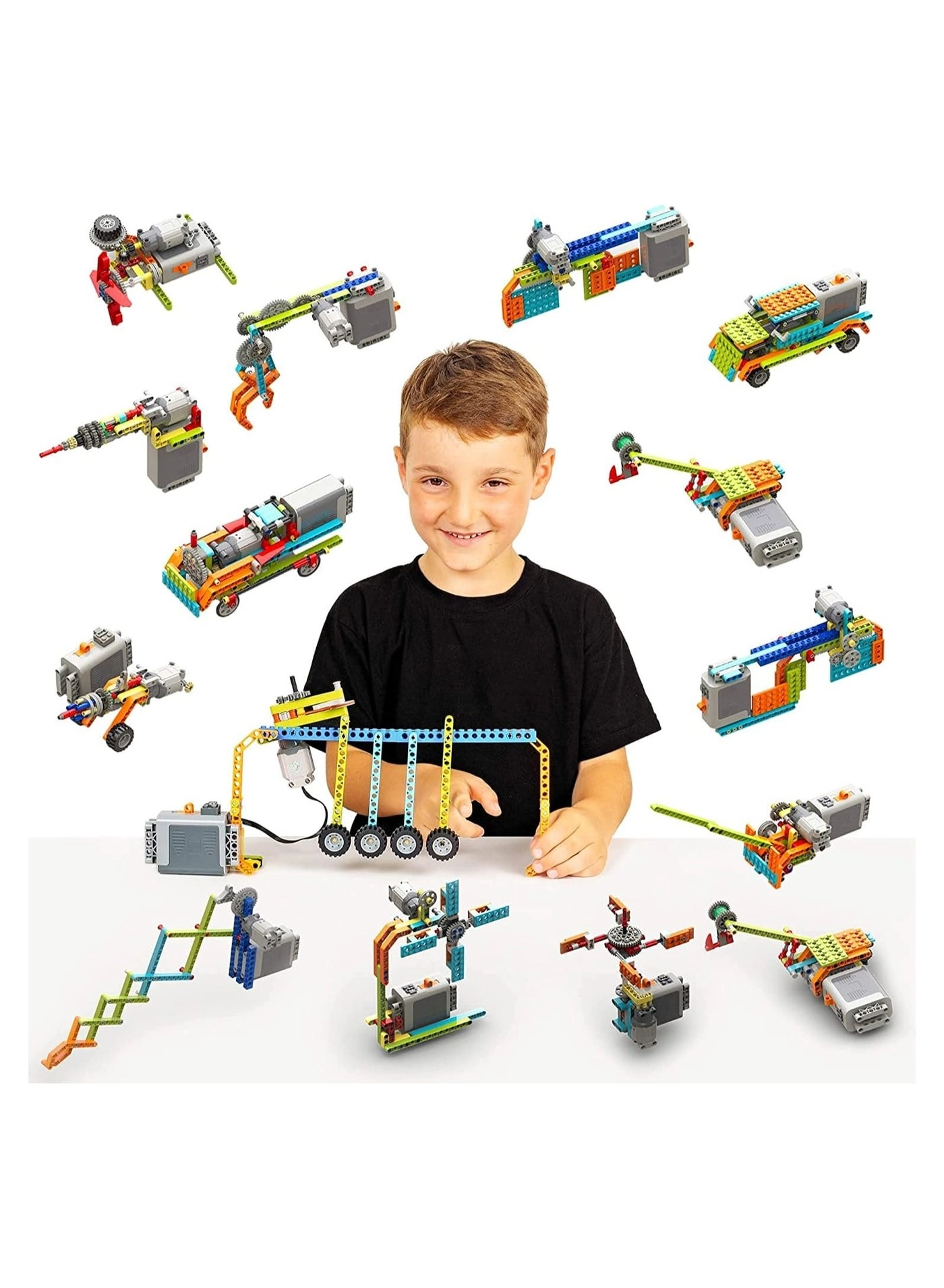 KIDSAVIA 119 in 1 STEM Building Set - 319 Pcs Electric
