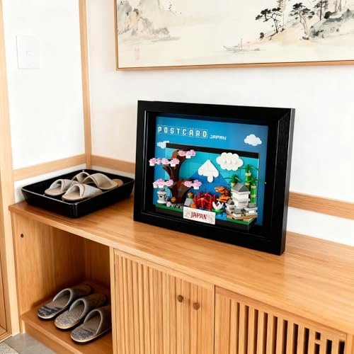 Wall-Mountable Display Board - 22.3 x 7.6 x 17.3 cm Black