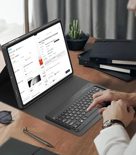 Keyboard Case with S Pen Holder for Galaxy Tab S10 Ultra 14.6-inch (2024)