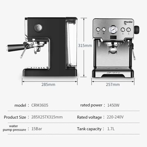 CRM3605 - Semi-automatic Milk Frother