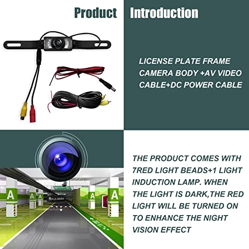 License Plate Reversing Camera - Night vision