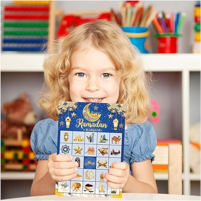 RAMADAN KAREEM BINGO GAME CARDS