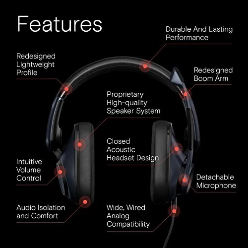 H6 Pro Closed Wired Headset