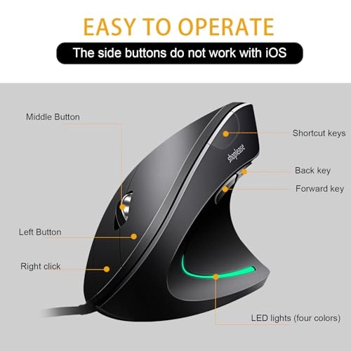 Ergonomic Vertical Mouse - USB