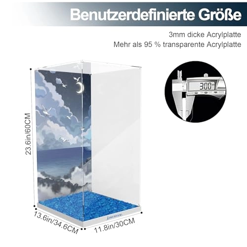 Acrylic Display Case for LEGO Motorized Lighthouse 21335