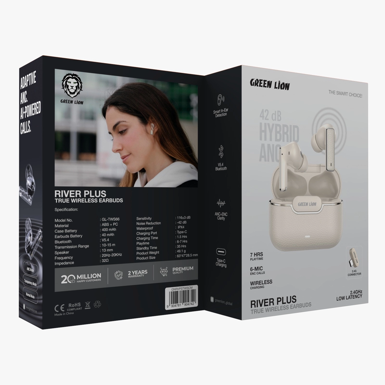 GNRVRTWSWH Wireless Earbud