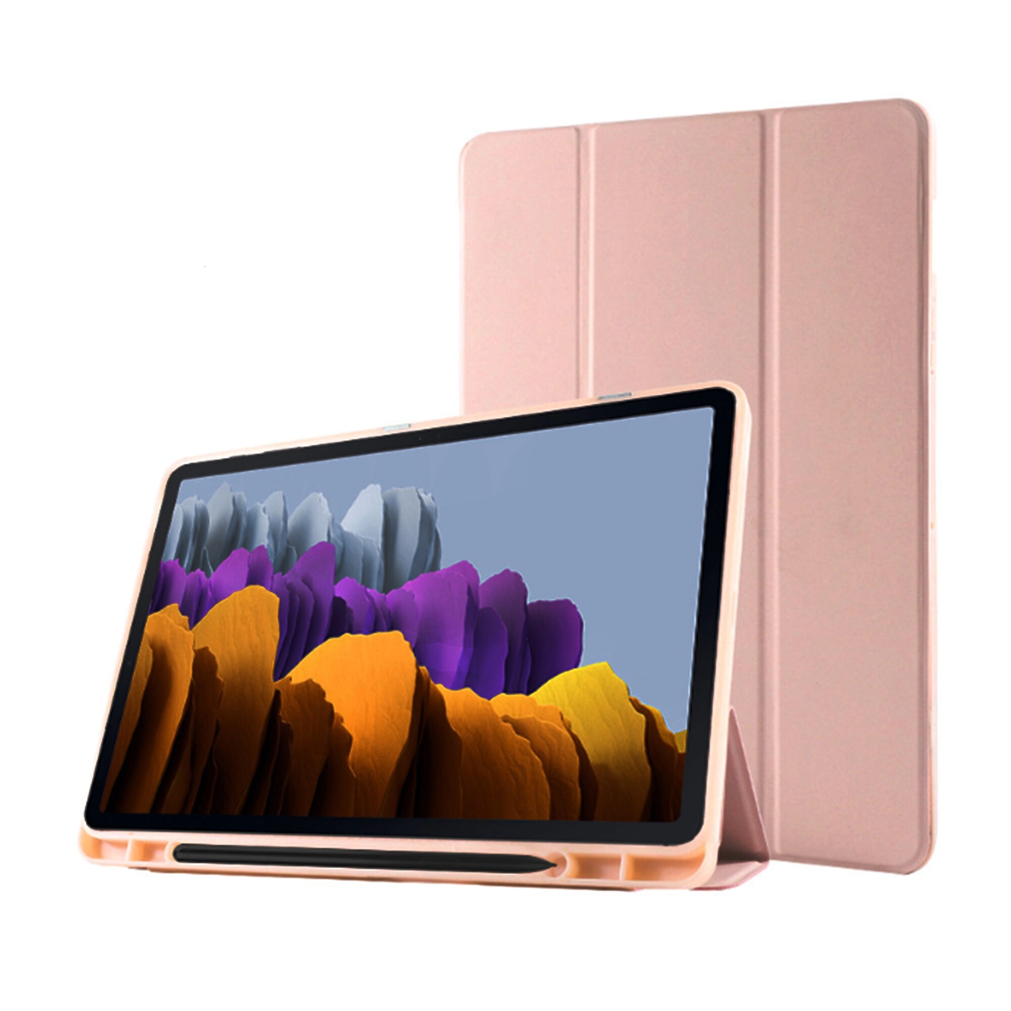 Protect Tri-fold Smart Cover with Pen Holder for Tab A8 10.5-inch