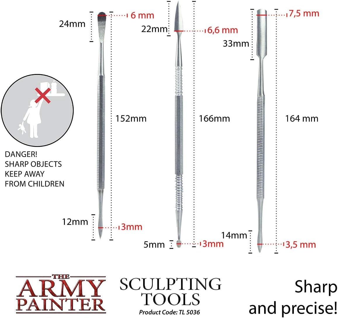 Sculpting Tools - Metal 3.0 Count