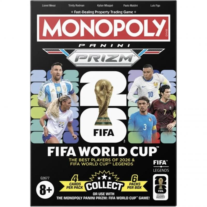 Hasbro Monopoly Panini Prizm: FIFA World Cup - Booster Box 24 Cards