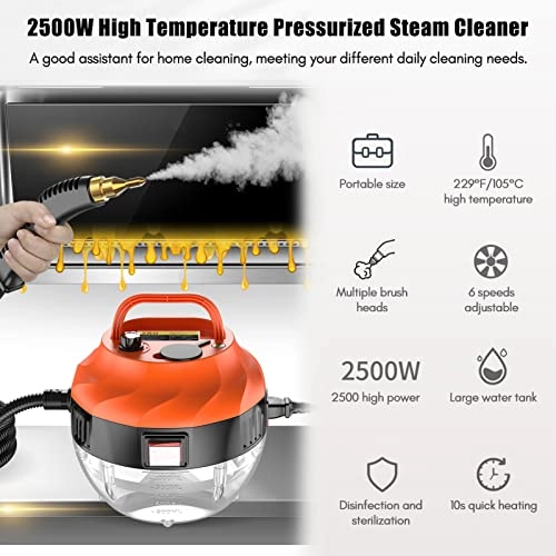 High Pressure Steam Cleaner - 3.0bar 1100ml