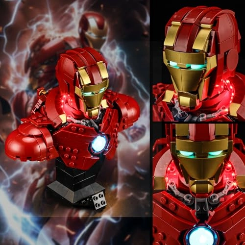 Led Light for LEGO Iron Man MK4 Bust 76327